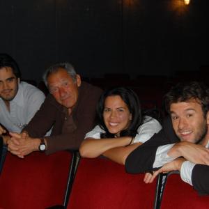 Bicycle Country opening night with Israel Horovitz Frank Solorzano and Chris Whalen