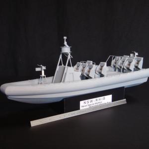 RHIB model for battleship 14 scale