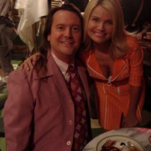 Eric Shaw Quinn and Kristin Chenoweth on the set of Pushing Daisies