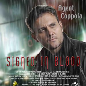 Stelio Savante in Signed in Blood This is a concept poster only