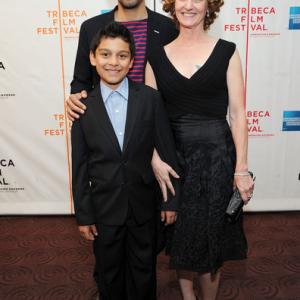 Anthony Keyvan with Melissa Leo & Phillip Rhys for the world premiere of 