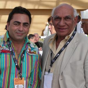 with Film Director and Producer shri Yash Chopra at Rome Italy October 2007