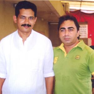 2007 With Actor Atul Kulkarni At Mumbai