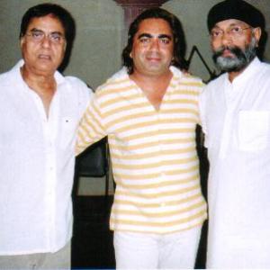with music director Uttam Singh and Singer Jagjit Singh