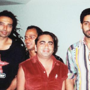 With Actors Abhishek Bachchan and Uday Chopra at Goa