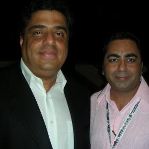 October 82007 With Film Producer Ronnie Screwwala At MIPCOM Cannes France