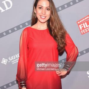 Grace Santos actorproducer of Odessa at the opening night of the Savannah Film Festival