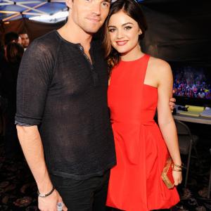 Lucy Hale and Ian Harding at event of Teen Choice Awards 2012 (2012)
