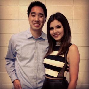 Steve Nguyen and Victoria Justice