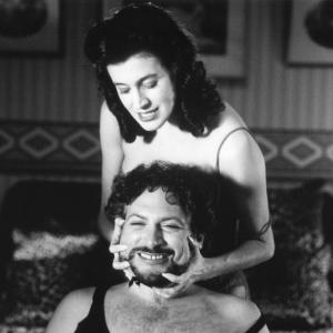 Still of Sean Young and Harvey Fierstein in Dr Jekyll and Ms Hyde 1995