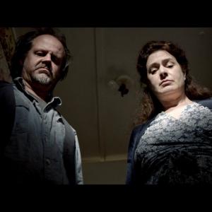 Still of Sean Young and Larry Fessenden in Jug Face (2013)