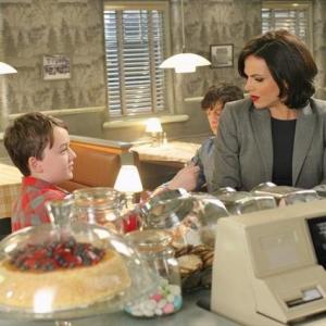 Still of Lana Parrilla and Benjamin Stockham in Once Upon a Time (2011)