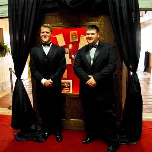 Spencer Folmar Director and Assistant Director Nicholas Coble at the premiere of Guilt  Sentence 2010