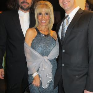 OSCARS AFTER PARTY, ACTOR ALEX VEADOV, JARED SAFIER PROD. AND NADIA SAHARI-Feb. 2013