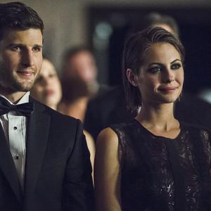 Still of Willa Holland and Parker Young in Strele 2012