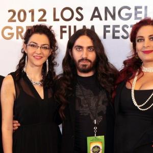 Los Angeles Greek Film Festival  2012 With Alexandros Isaias Constantinos Isaias and Alexia Vassiliou