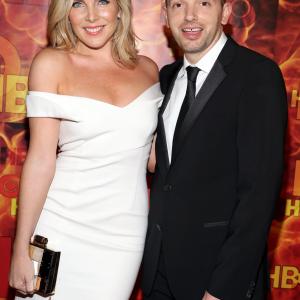 Paul Scheer and June Diane Raphael at event of The 67th Primetime Emmy Awards (2015)