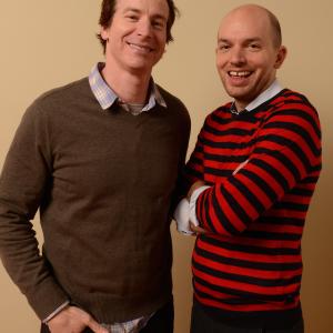 Rob Huebel and Paul Scheer at event of Hell Baby 2013