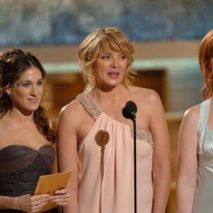 Golden Globe Awards 1252004 L to R Kristin Davis Sarah Jessica ParkerKim Cattrall  Cynithia Nixon