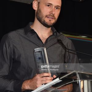 Producer Chris Ohlson accepts the Piaget Producers Award
