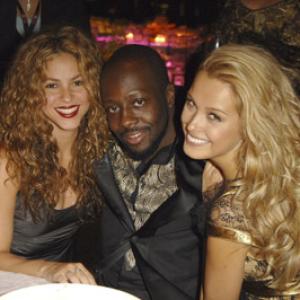 Wyclef Jean Shakira and Petra Nemcova