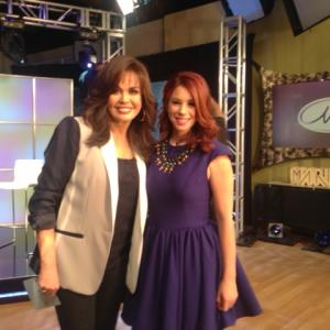 JILLIAN ROSE REED & MARIE OSMOND....THE MARIE SHOW TAPING.