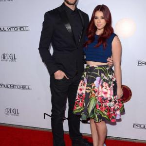 JILLIAN ROSE REED AND CELEBRITY HAIR STYLIST PAUL NORTON ATTEND THE 2015 MAKE-UP ARTISTS & HAIR STYLISTS GUILD AWARDS PARAMOUNT THEATER PARAMOUNT STUDIOS