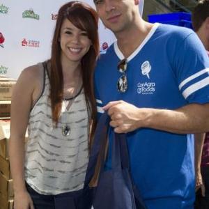 Jillian Rose Reed  Mark Salling GLEE at Stop Child Hunger Rally in Hollywood 82711