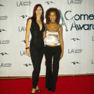 Linda Paice and Stephanie Mello at the LA Comedy Awards