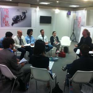 Leading workshop at Cannes Film Festival