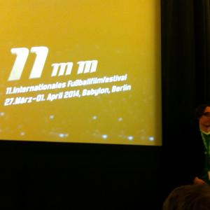 The world premiere of my documentary The Green Tulip at the 11mm Festival in Berlin 2014
