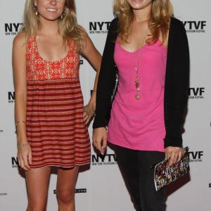 Aubrey Mozino (L) & Ashley Hedrick (R) at the New York Television Festival for Live in 5 (www.livein5.tv)