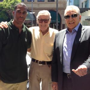 Kwane Spinks, Mr. Stan Lee and Mr. Gill Champion. Some of New York City's Finest.