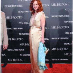 Actress Megan Brown at the premiere of Mr Brooks Graumanns Chinese Theatre in Los Angeles