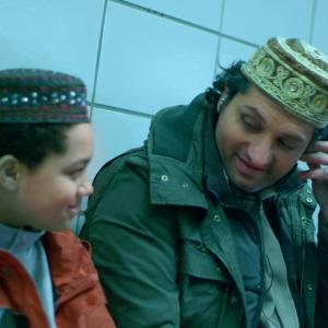 Production still of Danny Boushebel in the film BENEATH THE SURFACE aka SUBWAY STATION 2014