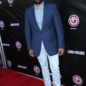 Danny Boushebel attends David Alkis Lord Of The Freaks Red Carpet Premiere in Hollywood on 6292015