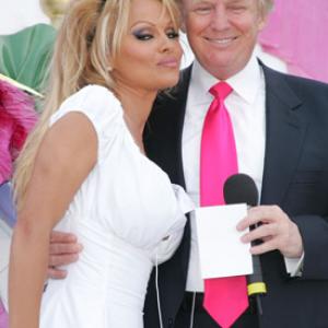 Pamela Anderson and Donald Trump