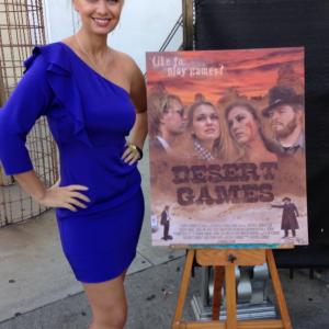 Angeline Rose Troy hosts the premier of Desert Games at Arena Cinemas in Hollywood