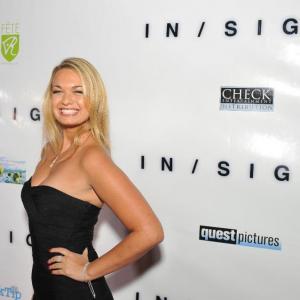 Angeline-Rose Troy at InSight Pre-release party at Cafe Entourage. Hosted by FETE and InkTip