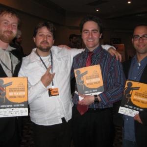 Award winners Andrew Simpson, Ryan Lavia and Corey Leckie 2008