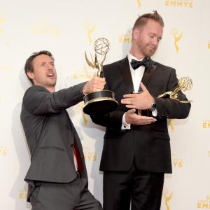 Kyle Dunnigan and Jim Roach at event of 2015 Creative Arts Emmys 2015