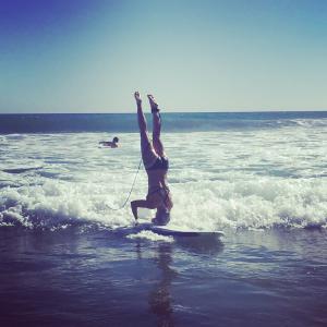 Eli Jane surf stunts