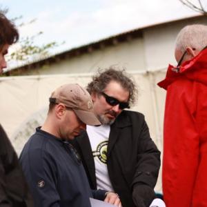 Director Ivan Bergerman, Stewart Moore and Peter Hosking shooting 'Good Guys'