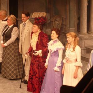 The Importanace of Being Earnest on Broadway with Brian Bedford. Amanda Leigh Cobb as Gwendolyn