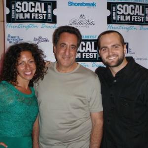 Laura Rosenberg, Vito La Morte, and Scott Hardie at the SoCal Independent Film Festival.