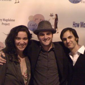 Becca Louisell, Scott Hardie, and Dorian Martin at the Lady Filmmakers Film Festival