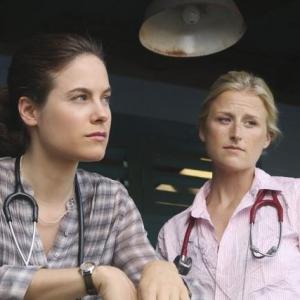 Still of Caroline Dhavernas and Mamie Gummer in Off the Map 2011