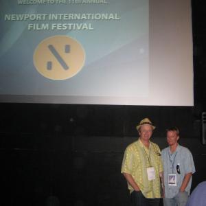 Michael Afendakis and Matthew Goff, Newport Film Festival.