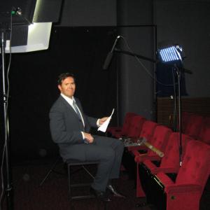 Jeffrey Vance between takes of a short video produced for the Photoplay Award Winners film series Academy of Motion Picture Arts and Sciences Beverly Hills CA June 27 2011