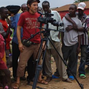 Filming at Kampala Uganda